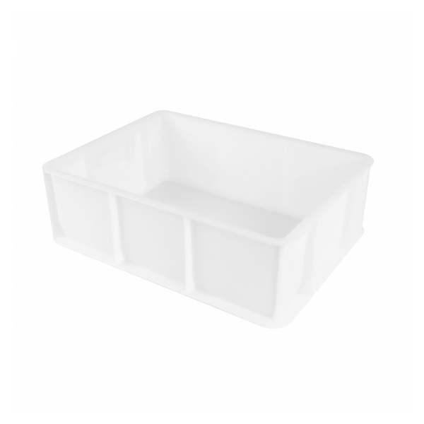 Caisse Pleine 400x300x130 - 12L - blanc