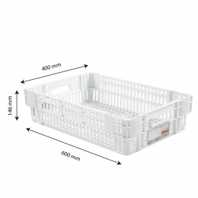 Caisse liaison froide HACCP 27 L - blanc