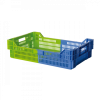 Caisse liaison froide bicolore 27 L - bleu/vert