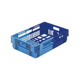 Caisse liaison froide bicolore 26 L - bleu/bleu