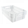 Caisse ajourée empilable 600x400 37 L - blanc