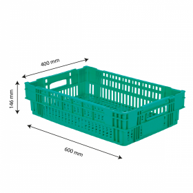Caisse liaison froide 27 L - vert