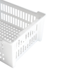 Caisse ajourée empilable emboîtable 400 x 300 x 175 mm - 14 L - blanc