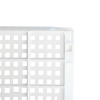 Caisse ajourée empilable emboîtable 400 x 300 x 175 mm - 14 L - blanc