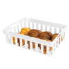Caisse ajourée empilable emboîtable 400 x 300 x 120 mm - 13 L - blanc