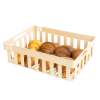 Caisse ajourée empilable emboîtable 400 x 300 x 120 mm - 13 L - beige