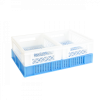 Caisse ajourée 600 x 400 x 90 mm 15 L - bleu