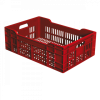 Caisse ajourée 600 x 400 x 200 mm 40 L - brique