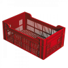 Caisse ajourée 500 x 300 x 200 mm 20 L - brique