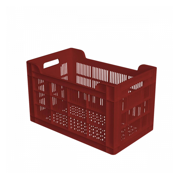 Caisse ajourée 500 x 300 32 L - brique
