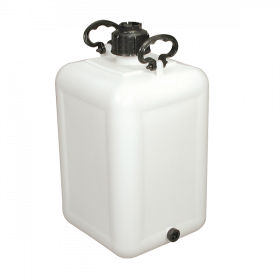 Bonbonne 20 L + bouchon vidange - blanc