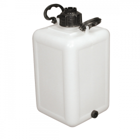 Bonbonne 20 L + bouchon vidange - blanc