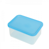 Boîte hermétique transparente 0,8 L + couvercle bleu