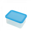 Boîte hermétique transparente 0,4 L + couvercle bleu