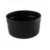 Boîte hermétique ronde noire 0,5 L + couvercle transparent - lot de 10
