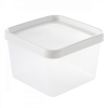 Boîte hermétique 0,6 L + couvercle blanc - lot de 12