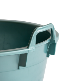 Baquet rond souple avec poignées - 40 L - vert