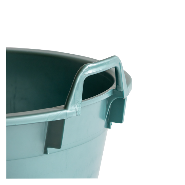 Baquet rond souple avec poignées - 40 L - vert