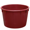 Baquet rond renforcé - 225 L - bordeaux