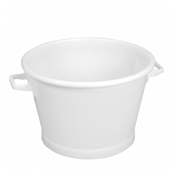 Baquet rond solide fond renforcé