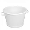 Baquet rond solide fond renforcé
