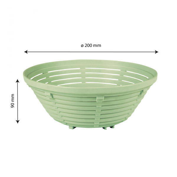 Banneton rond 0,5/0,75 kg - 20 x 9 cm