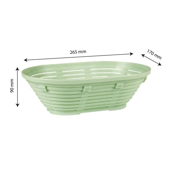 Banneton ovale 1 kg - 26,5 x 17 x 9 cm
