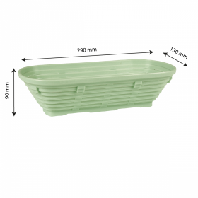 Banneton long 1 kg - 29 x 13 x 9 cm