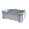 Bac renforcé empilable avec poignées 545 x 390 x 200 mm - 30 L - gris