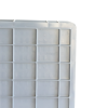 Bac renforcé avec poignées empilable 600 x 400 x 120 mm - 23 L - gris