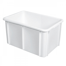 Bac rectangulaire 55 L - blanc