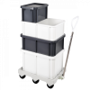 Bac rectangulaire 55 L - blanc