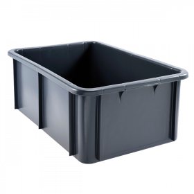 Bac rectangulaire 35 L - gris