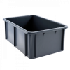 Bac rectangulaire 35 L - gris