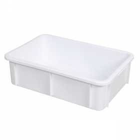 Bac rectangulaire 25 L - blanc