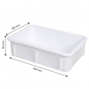 Bac rectangulaire 25 L - blanc