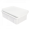 Bac rectangulaire 25 L - blanc