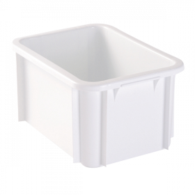 Bac rectangulaire 15 L - blanc