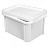 Bac rectangulaire 15 L - blanc