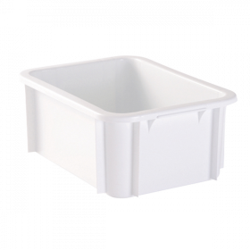 Bac rectangulaire 12 L - blanc