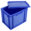 Bac plein 400 x 300 27 L + couvercle - bleu