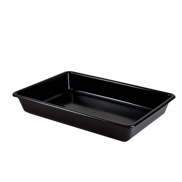 Bac plat 8 L - Noir