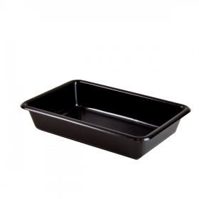 Bac plat 3 L - noir