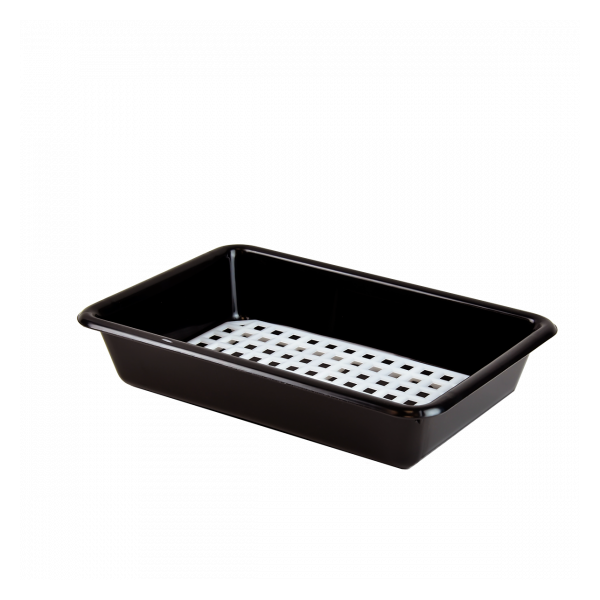 Bac plat 3 L - noir