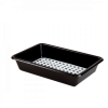Bac plat 3 L - noir