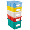 Bac HACCP 35 L rectangulaire + couvercle - blanc