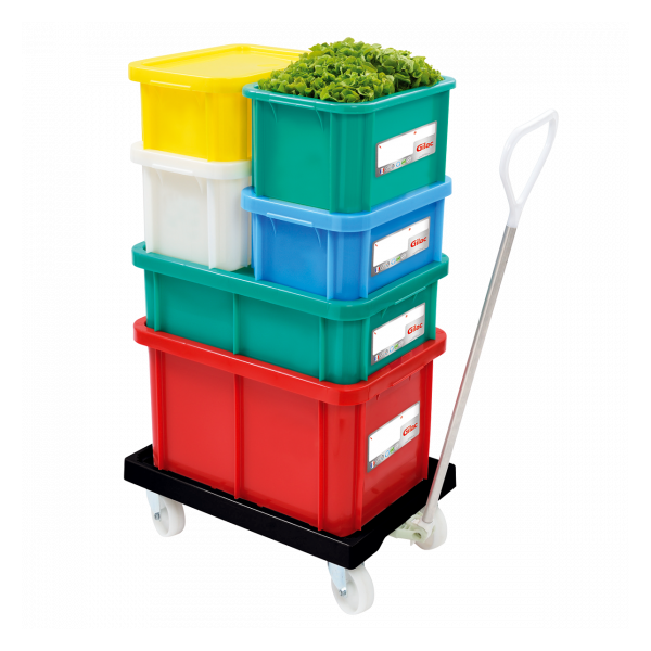 Bac HACCP 12 L rectangulaire + couvercle - bleu