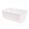 Bac grand volume semi-cylindrique 220 L - Blanc