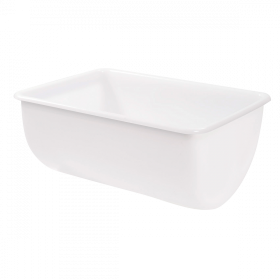 Bac grand volume semi-cylindrique 170 L - blanc