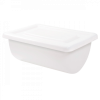Bac grand volume semi-cylindrique 170 L - blanc